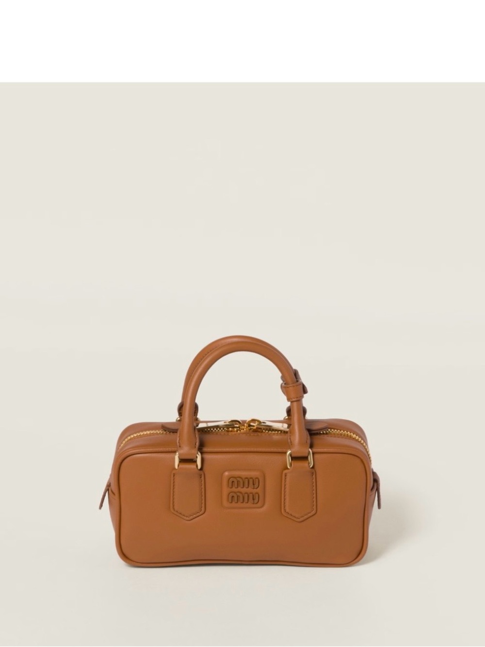 Miu Miu Arcadie leather bag regular